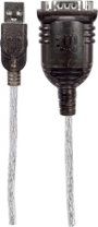 Soros portos USB 1.1 adatkábel (1x USB A 1.1 dugó - 1x D-SUB 9pólusú dugó) 0.45 m Manhattan 205153 2. bélyegkép