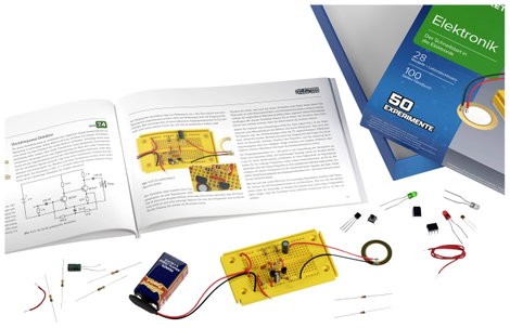 Elektronika kísérletező készlet, Franzis Verlag 65272, 14 éves kortól 3. kép