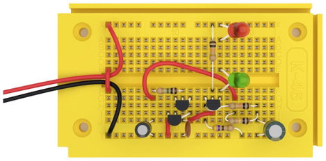 Elektronika kísérletező készlet, Franzis Verlag 65272, 14 éves kortól 4. kép