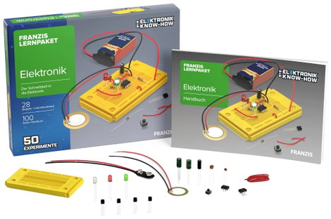 Elektronika kísérletező készlet, Franzis Verlag 65272, 14 éves kortól 5. kép
