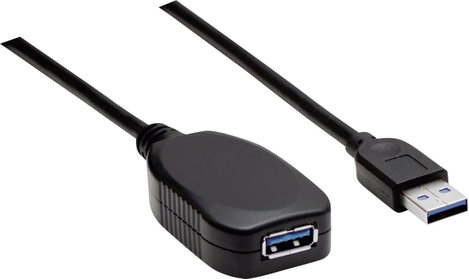 USB 3.0 toldókábel [1x USB 3.0 dugó A - 1x USB 3.0 aljzat A] 5 m hosszú Manhattan 150712 3. kép