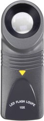 LED-es zseb nagyító, 15-szörös, 15 x 20 mm, Toolcraft 1303080 3. bélyegkép