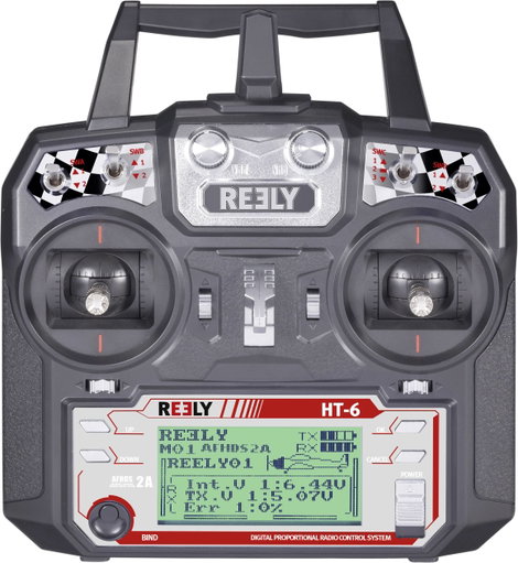 Kézi távirányító, 2,4 GHz, 6 csatorna, Reely HT-6 2. kép