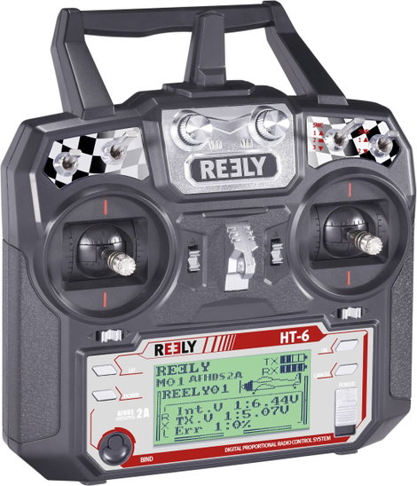 Kézi távirányító, 2,4 GHz, 6 csatorna, Reely HT-6 3. kép