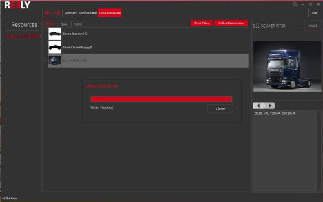 Motorhang szimulátor Reely 6. kép