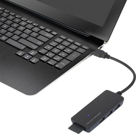 USB 3.0 hub SD kártyaolvasóval, 3 portos, Renkforce 3. kép