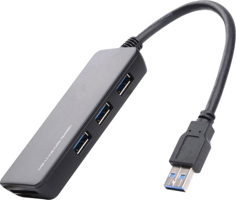 USB 3.0 hub SD kártyaolvasóval, 3 portos, Renkforce 5. kép