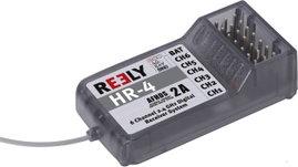 6 csatornás vevőegység 2,4 GHz JR csatlakozó, Reely HR-4