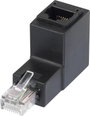 CAT5e RJ45-Adapter 90°ban felfelé hajlítva, Renkforce bélyegkép
