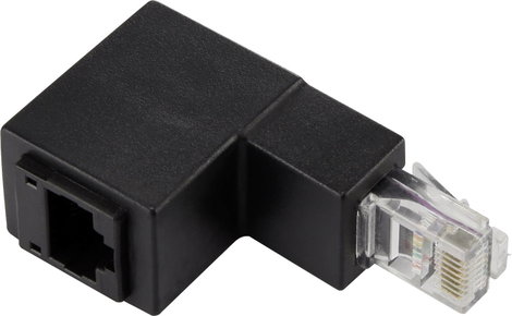 CAT5e RJ45-Adapter 90°ban lefelé hajlítva, Renkforce 3. kép