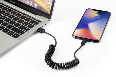 Apple töltőkábel iPhone iPad iPod adatkábel [1x USB dugó A - 1x Apple Lightning csatlakozó] 0.95m Re 3. kép