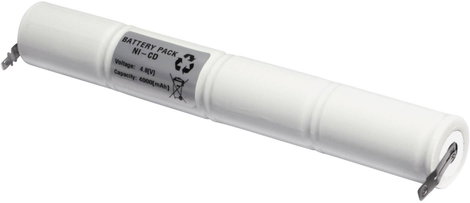 Menekülési útvonal-, vészvilágítás fényforrás akku 4000 mAh U forrfüllel