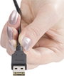 USB 2.0 A/Mini-B csatlakozókábel 1,8 m, megfordítható dugóval 4. bélyegkép