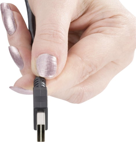 USB 2.0 A/Micro-B csatlakozókábel 1,8 m, megfordítható dugóval 3. kép