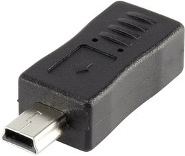 USB 2.0 adapter, mini B dugó / mikro B alj, Renkforce
