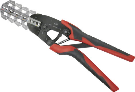 Racsnis krimpelő fogó készlet, kábelsaru, érvéghüvely préselő fogó készlet 439 részes 0.5 - 16 mm² T 2. kép