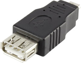 USB 2.0 átalakító, mikro B dugóról A aljra, Renkforce