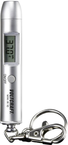 Mini infra hőmérő, toll formájú távhőmérő 1:1 optikával -33-tól +500 °C-ig Voltcraft MINI IR 10