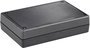 Doboz két részből, fekete 134x89x33 mm bélyegkép