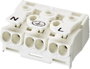 Lámpatest sorkapocsblokk 3 pólusú, 2,5 mm² 16A, fehér, Adels-Contact 041013 bélyegkép