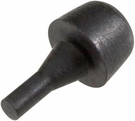 Furatba nyomható műszerláb, kerek Ø 6,5 x 12,2 mm, fekete, PB Fastener 1278-01