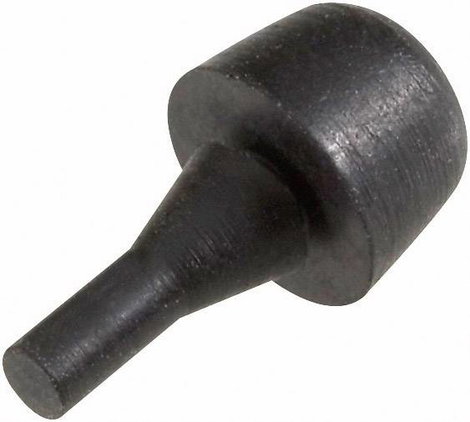 Furatba nyomható műszerláb, kerek Ø 6,5 x 12,2 mm, fekete, PB Fastener 1278-01