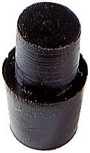 Furatba nyomható műszerláb, kerek Ø 6,5 x 12,2 mm, fekete, PB Fastener 1278-01 2. kép