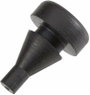Furatba nyomható műszerláb, kerek Ø 10 x 15,4 mm, fekete, PB Fastener 1301-01 bélyegkép