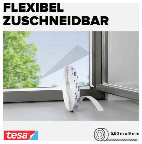 Tesa ragasztószalag szúnyoghálókhoz 5,6m Insect Stop COMFORT 55387-20 4. kép