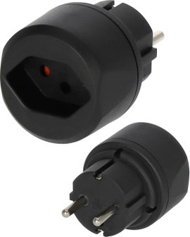 Magyar/svájc konnektor átalakító adapter, Brennenstuhl 1508480