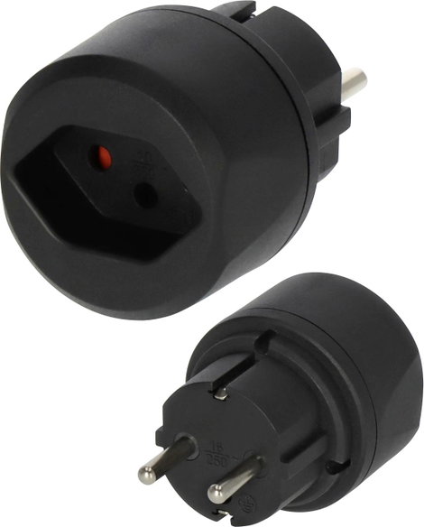 Magyar/svájc konnektor átalakító adapter, Brennenstuhl 1508480