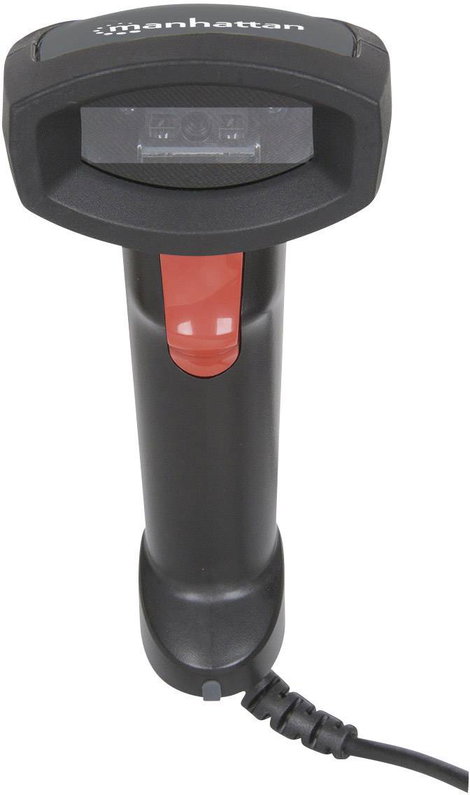 1D USB-s kézi vonalkód olvasó szkenner CCD Manhattan 178433 2. kép