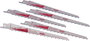Szablyafűrészlap 5 részes készlet, műanyaghoz, fához 150 mm RUKO 33189245 bélyegkép