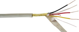 Telefonkábel J-Y(ST)Y 4 x 0.6 mm Kavics szürke (RAL 7032) VOKA Kabelwerk 100800-00 méteráru