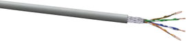 Hálózati kábel CAT 5e SF/UTP 8 x 0.13 mm² Szürke VOKA Kabelwerk 102580-00 méteráru