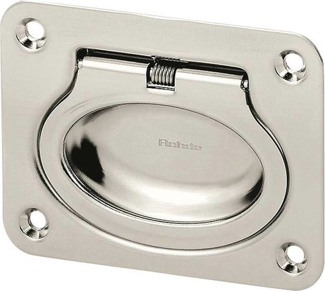Rohde Kihajtható fogantyú, EE EE-01.R075.39 (H x Sz) 58 mm x 75 mm Nemesacél Ezüst