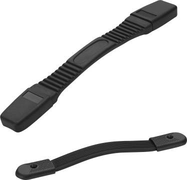 Rohde Gép fogantyú, MA MA-37.215.84 (H x Sz) 268 mm x 13 mm poliamid/fekete