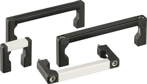 Rohde Univerzális készülékfogantyú, UG UG-04.161.01 (H x Sz) 176.5 mm x 12 mm Alumínium Ezüst