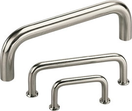 Rohde Nemesacél fogantyú, VA VA-10.R180.31 (H x Sz) 188 mm x 10 mm Nemesacél Ezüst