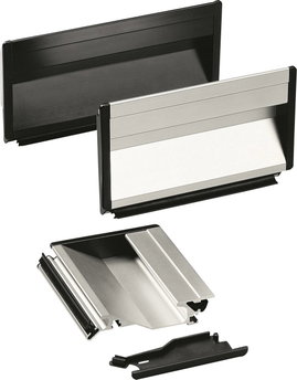 Rohde Süllyesztett kihajthatós fogantyú, SG SG-73.118.A4 (H x Sz) 118 mm x 90 mm Alumínium Fekete
