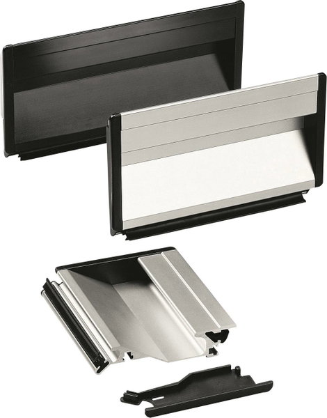 Rohde Süllyesztett kihajthatós fogantyú, SG SG-73.118.A4 (H x Sz) 118 mm x 90 mm Alumínium Fekete