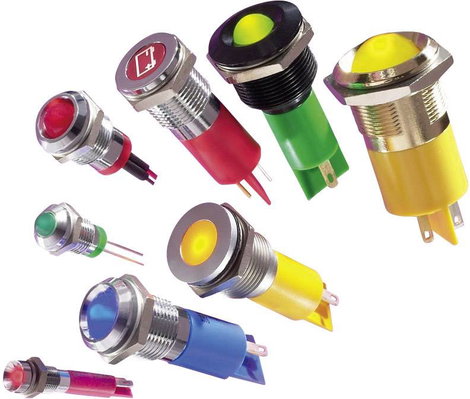 LED-es jelzőlámpa, Fehér 220 V/AC APEM Q14P1CXXW220E 2. kép