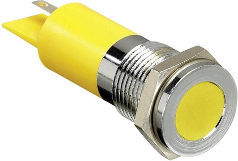 LED-es jelzőlámpa, Fehér 220 V/AC APEM Q14F1CXXW220E