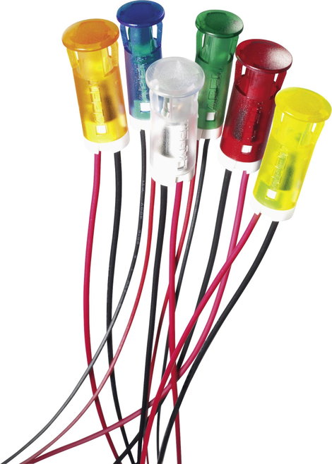 LED-es jelzőlámpa, Zöld 12 V/DC APEM QS123XXG12