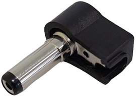 BKL Elektronic kisfeszültségű tápdugó, könyök, 5,5 x 2,1 mm
