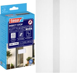 TESA® COMFORT szúnyogháló ajtóra, 2,2 x 1,3 m, fehér
