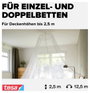 Szúnyogháló és moszkitóháló, ágy fölé helyezhető, TESA Insect Stop COMFORT 558 4. bélyegkép