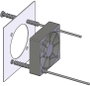 Univerzális ventilátorrögzítő szilikon/gumi, 1 db, Richco FMM-1 2. bélyegkép