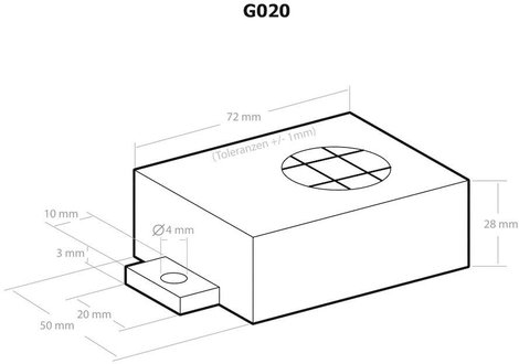 Kemo Kemo-Electronic G020 Univerzális műszerdobozok Műanyag Fekete 1 db 2. kép