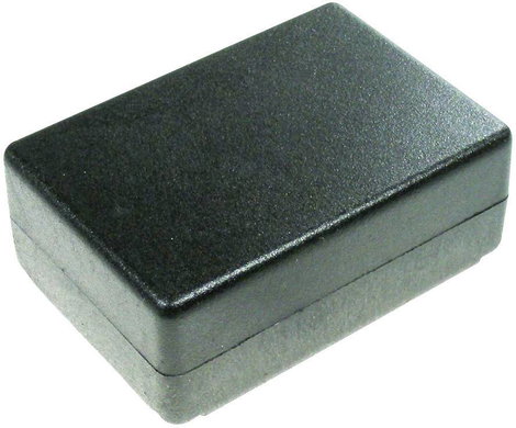 Kemo G026 univerzális műanyag műszer doboz, 72x50x28 mm, fekete